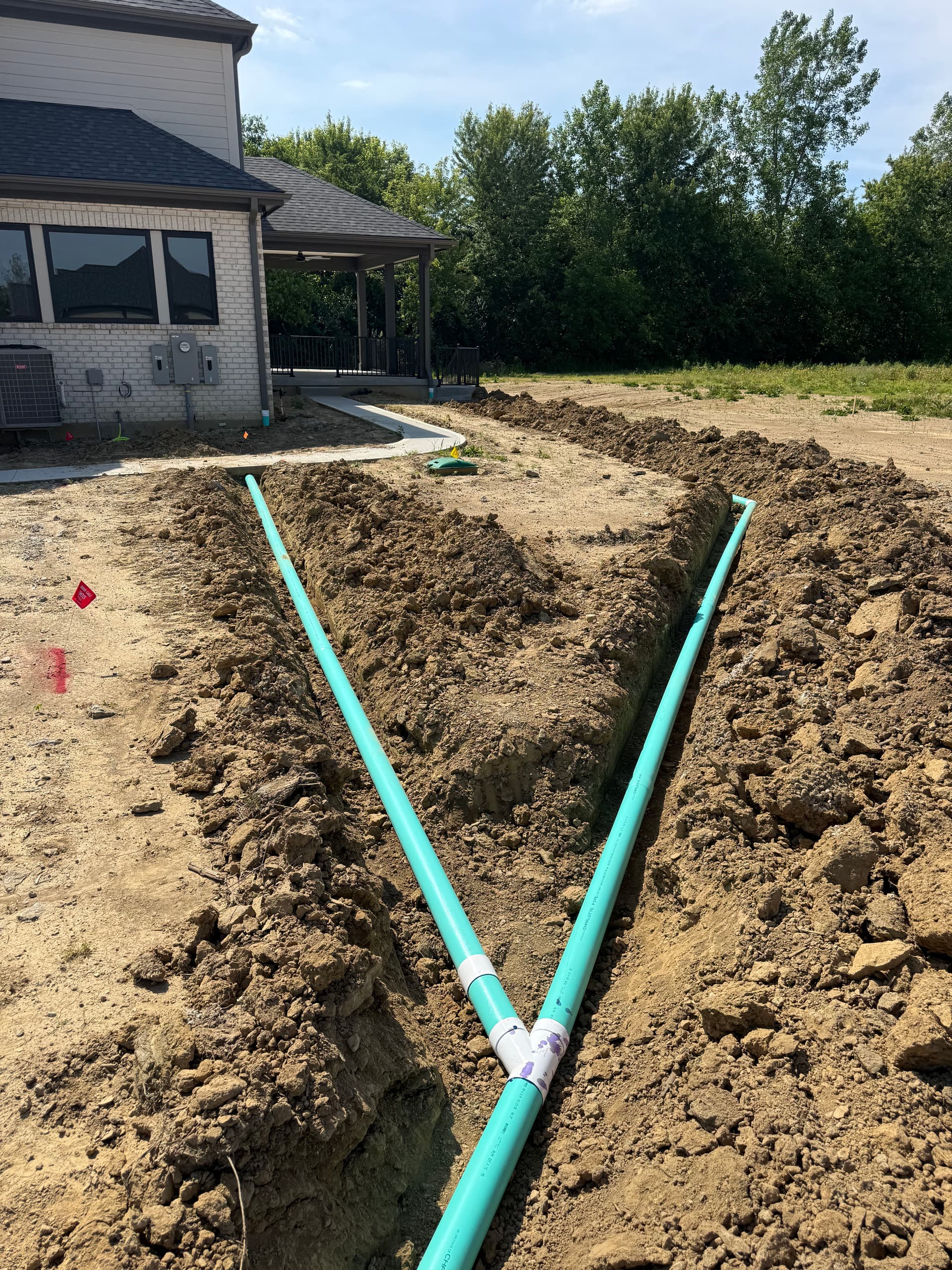 Gallery photos for Drainage Installation in Waynesville and Yard Work in Lebanon: Image #2